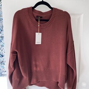 Quince Women's Warm Terracotta Sweater